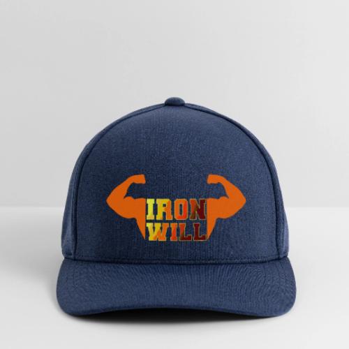Bodybuilding: Iron Will Power - Flexfit  Melange Baseball Cap