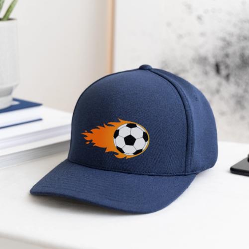 Soccer Ball - Flexfit  Melange Baseball Cap