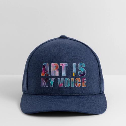Art Is My Voice - Flexfit  Melange Baseball Cap