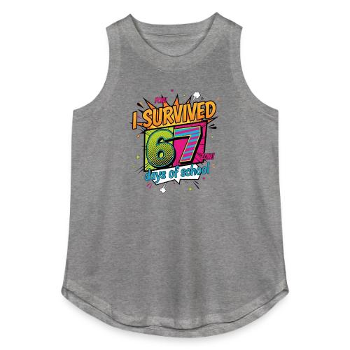I Survived 67 Days of School T-Shirt – Funny Teach - Women's Relaxed Tank Top