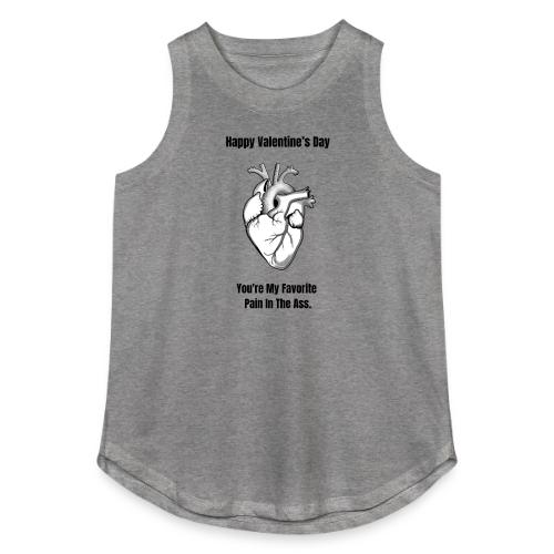 I'm Glad I Swiped Right T-Shirt | Funny Valentine - Women's Relaxed Tank Top
