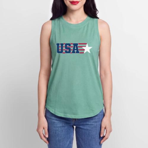 Star Stripe USA - Women's Relaxed Tank Top