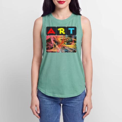 Chaotic Threads of Art - Women's Relaxed Tank Top