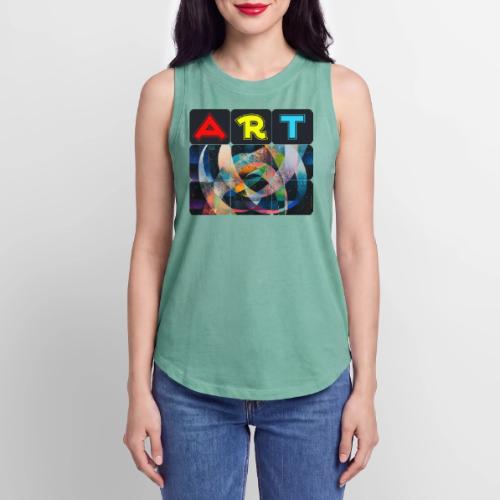 Art of Stripes and Shades - Women's Relaxed Tank Top