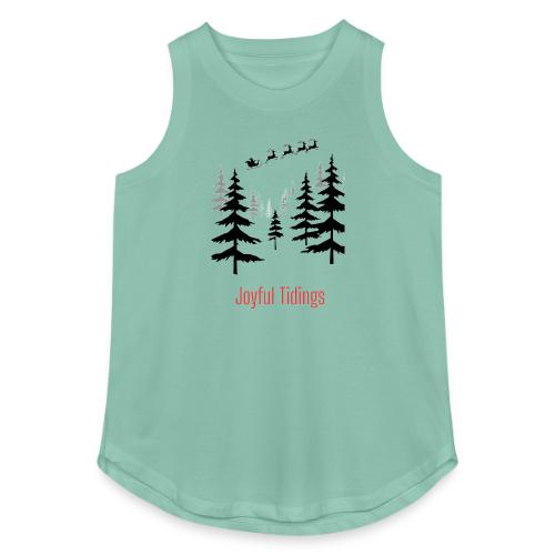 Joyful Tidings Christmas T-Shirt - Women's Relaxed Tank Top