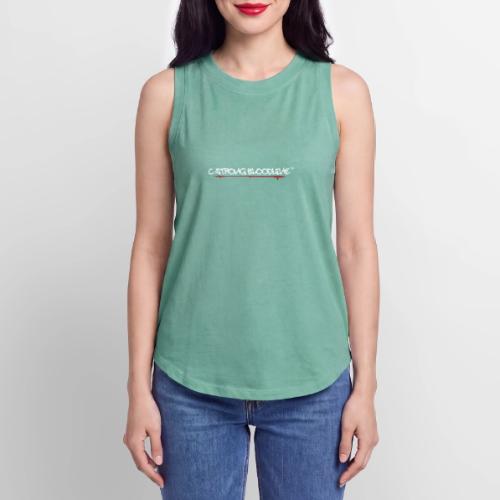 C.Strong Bloodline Logo (White) - Women's Relaxed Tank Top