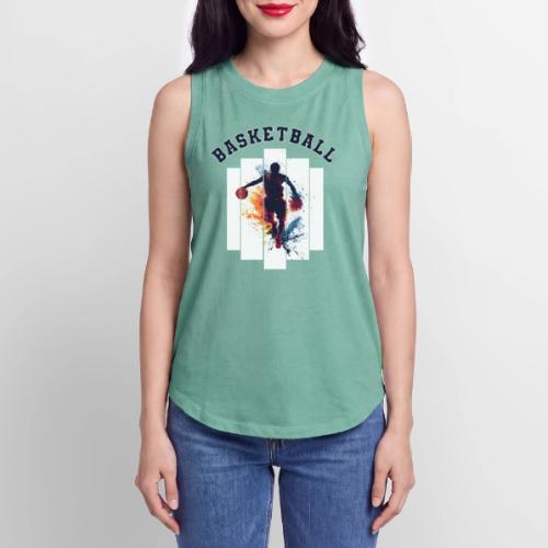 Basketball Never Stops - Women's Relaxed Tank Top