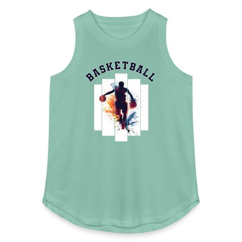Basketball Never Stops - Women's Relaxed Tank Top