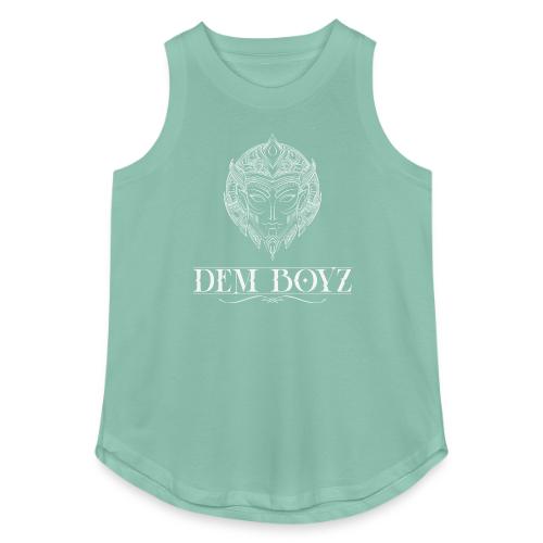 DemBoyz Full Logo (White Edition) - Women's Relaxed Tank Top