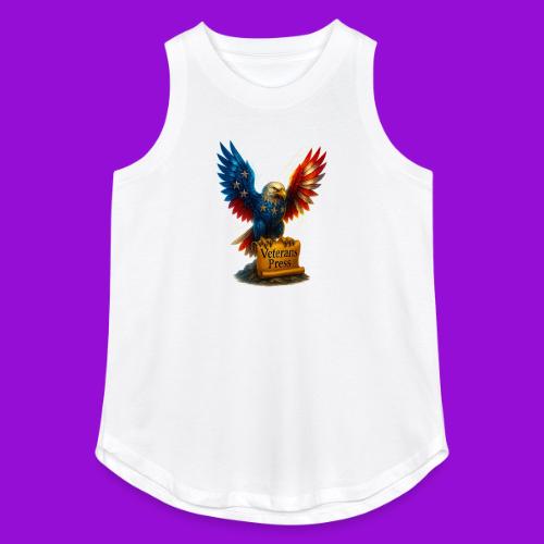 Veterans Press & Bald Eagle Flag 2 Print Set - Women's Relaxed Tank Top