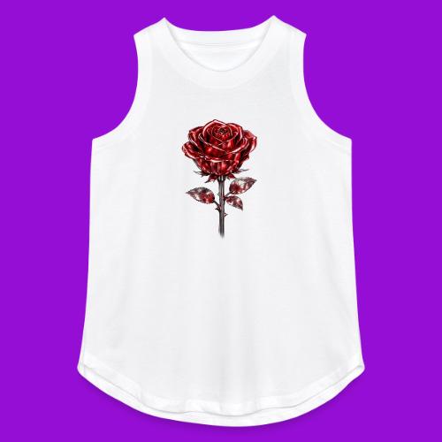 2 Set - Silver and Gold Roses - Women's Relaxed Tank Top