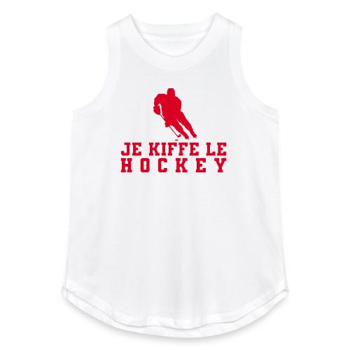 I love hockey - Women's Relaxed Tank Top
