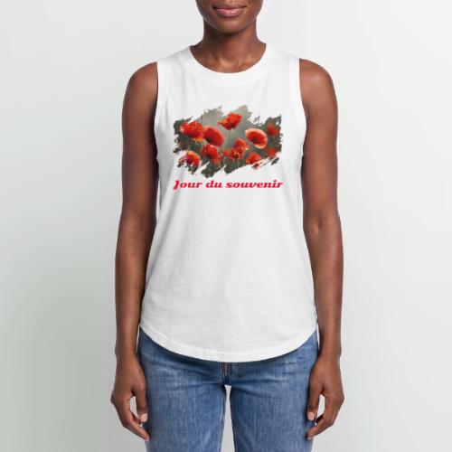 Remembrance Day with Poppies - Women's Relaxed Tank Top