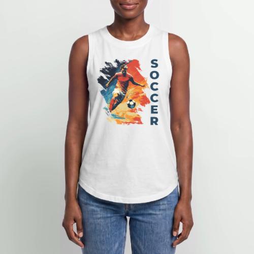 Soccer Action Pulse - Women's Relaxed Tank Top