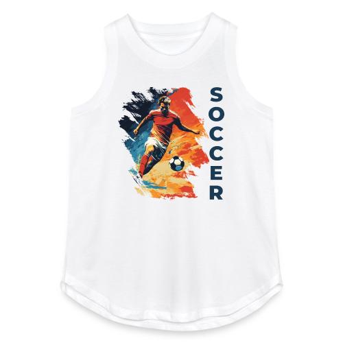 Soccer Action Pulse - Women's Relaxed Tank Top