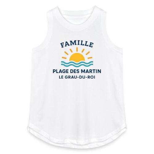 Family Beach Shirt – Plage des Martin Design - Women's Relaxed Tank Top