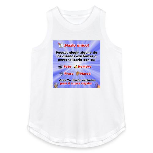 Personalized Souvenirs with Photo, Phrase, Design - Women's Relaxed Tank Top
