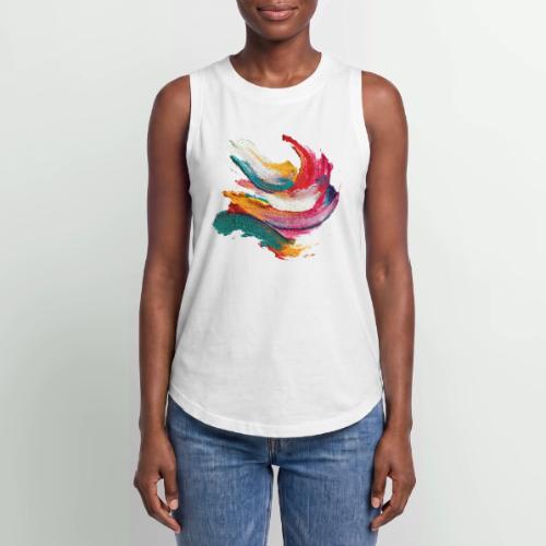 Colorful brushstrokes - Women's Relaxed Tank Top