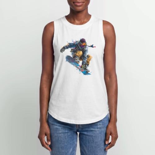 Snowboarding: Splash of Speed - Women's Relaxed Tank Top