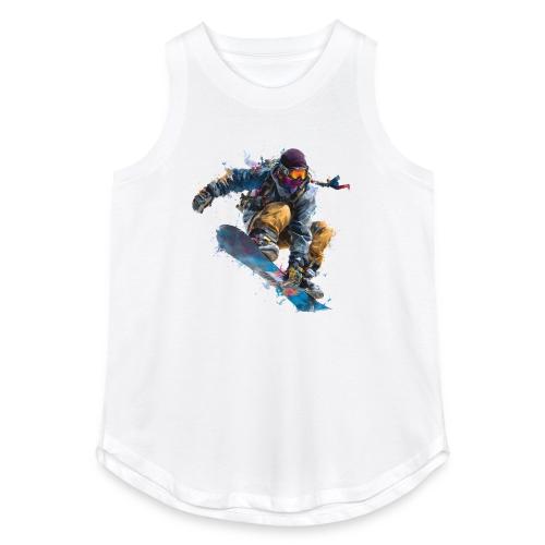 Snowboarding: Splash of Speed - Women's Relaxed Tank Top