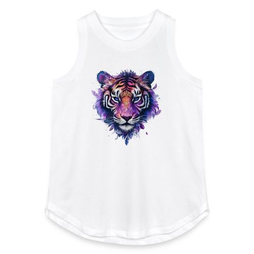 Mystic Violet Tiger - Women's Relaxed Tank Top