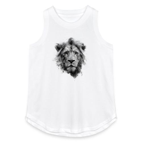 Lion: Monochrome King - Women's Relaxed Tank Top