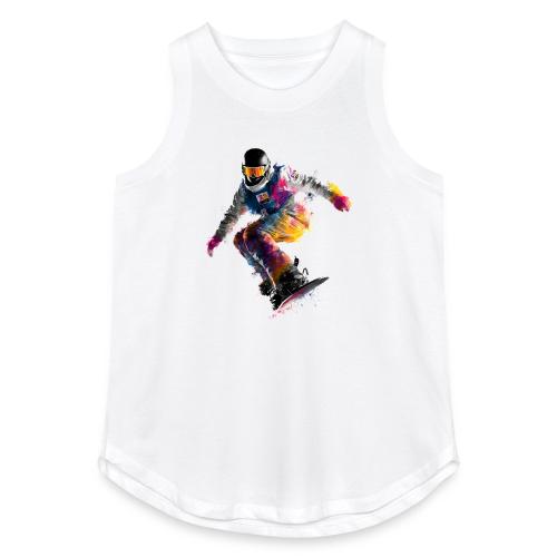 Snowboarding: Frozen Palette - Women's Relaxed Tank Top