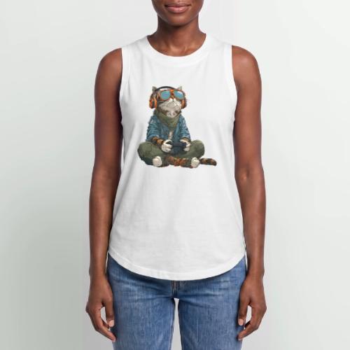 Cat: Purrfect Player - Women's Relaxed Tank Top