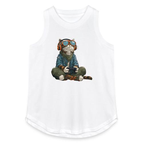 Cat: Purrfect Player - Women's Relaxed Tank Top