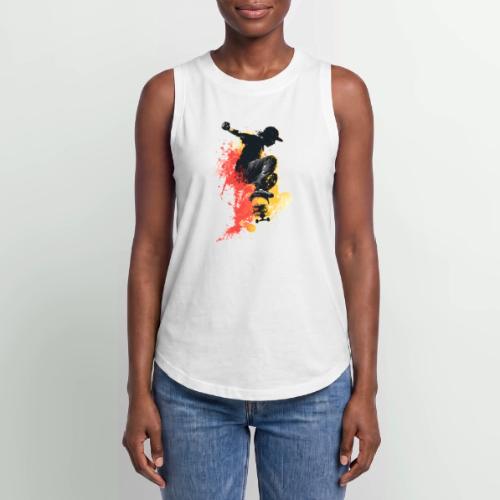 Skateboarding: Splash of Motion - Women's Relaxed Tank Top