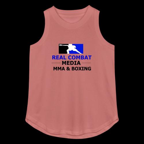 RCM MMA & BOXING Blue Logo - Women's Relaxed Tank Top