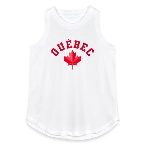 Quebec with maple leaf - Women's Relaxed Tank Top