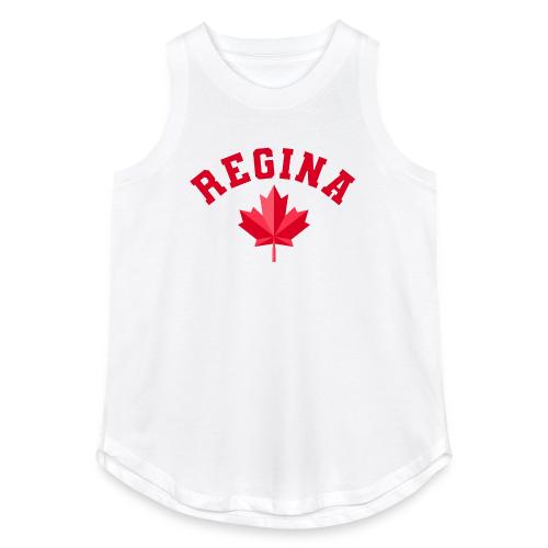 Regina with maple leaf - Women's Relaxed Tank Top