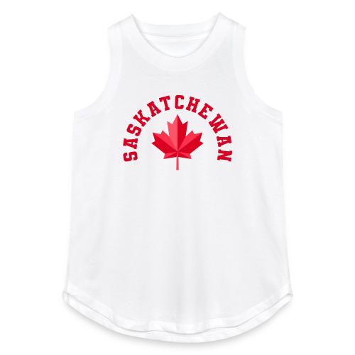 Saskatchewan with maple leaf - Women's Relaxed Tank Top