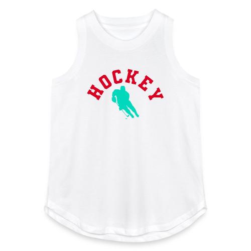 Hockey Player Silhouette - Women's Relaxed Tank Top