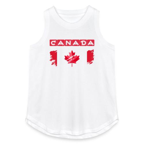 Canada, Inspired by the Canadian flag - Women's Relaxed Tank Top