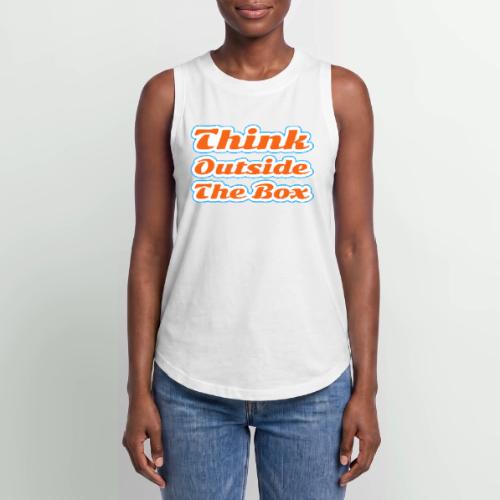 Think Outside the Box — Creative Mindset Script - Women's Relaxed Tank Top