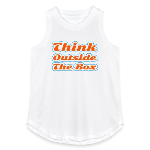Think Outside the Box — Creative Mindset Script - Women's Relaxed Tank Top