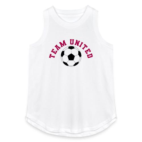 Team United Soccer Ball Sports Design - Women's Relaxed Tank Top