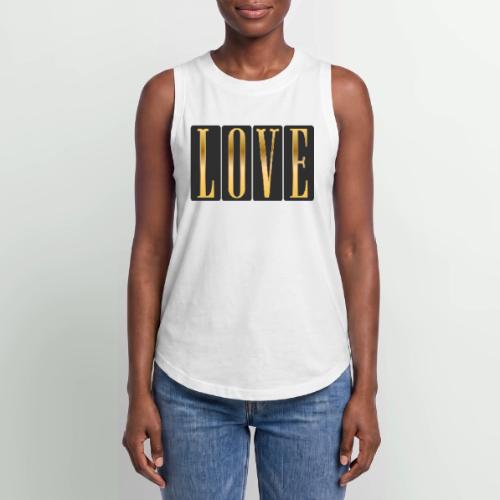 Golden Love - Women's Relaxed Tank Top