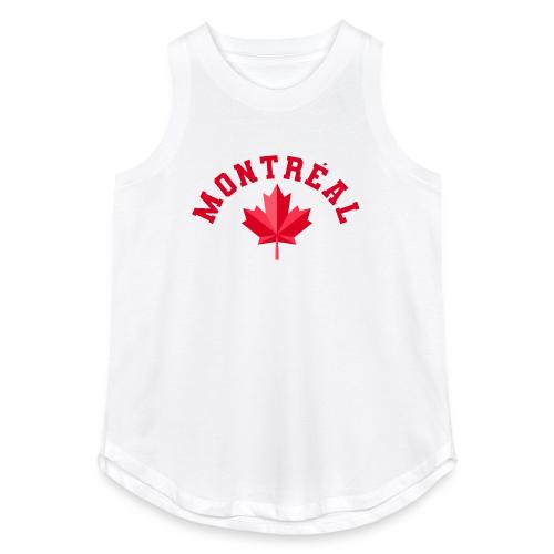 Montréal with maple leaf - Women's Relaxed Tank Top