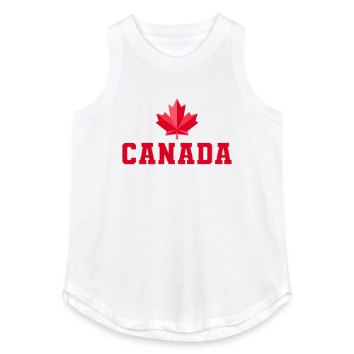 Canada with a maple leaf - Women's Relaxed Tank Top