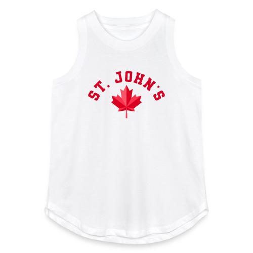 St. John's with maple leaf - Women's Relaxed Tank Top
