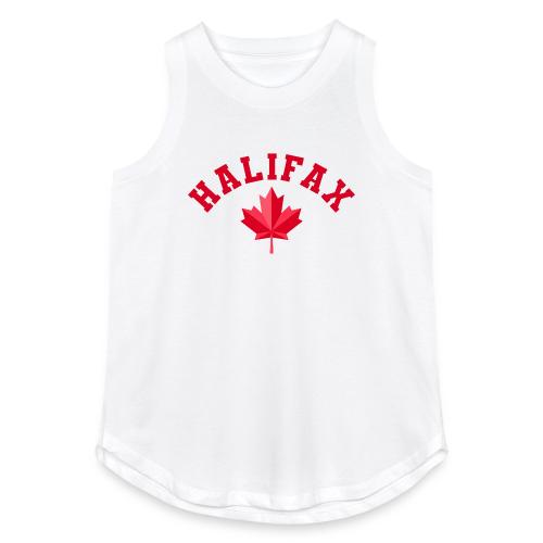 Halifax with maple leaf - Women's Relaxed Tank Top