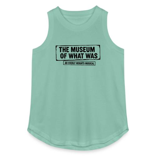Museum of What Was Logo (Black) - Women's Relaxed Tank Top