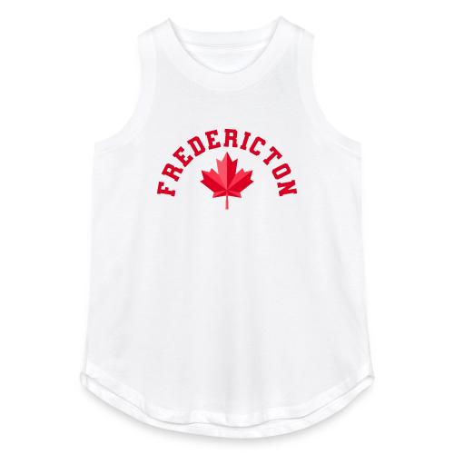 Fredericton with maple leaf - Women's Relaxed Tank Top