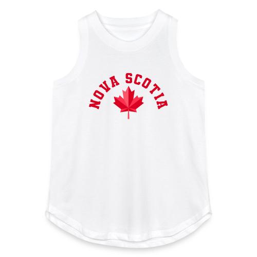 Nova Scotia with maple leaf - Women's Relaxed Tank Top