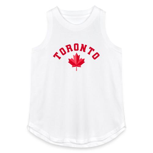 Toronto with maple leaf - Women's Relaxed Tank Top