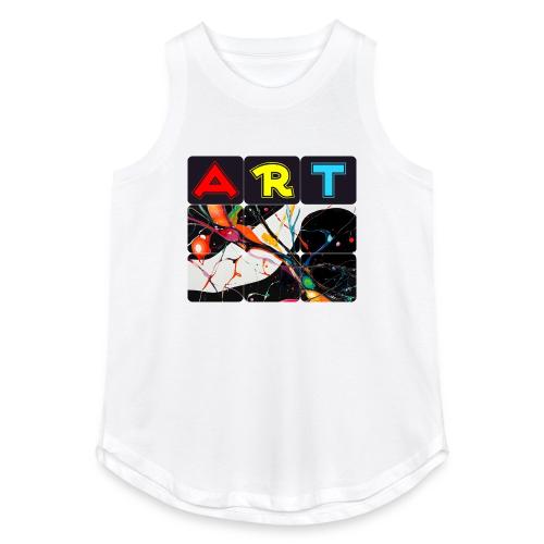 Art in Motion: Color Unleashed - Women's Relaxed Tank Top