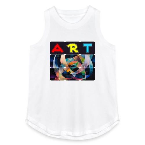 Art of Stripes and Shades - Women's Relaxed Tank Top